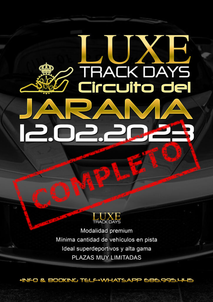 JARAMA…. Luxe Track Days 12.02.2023