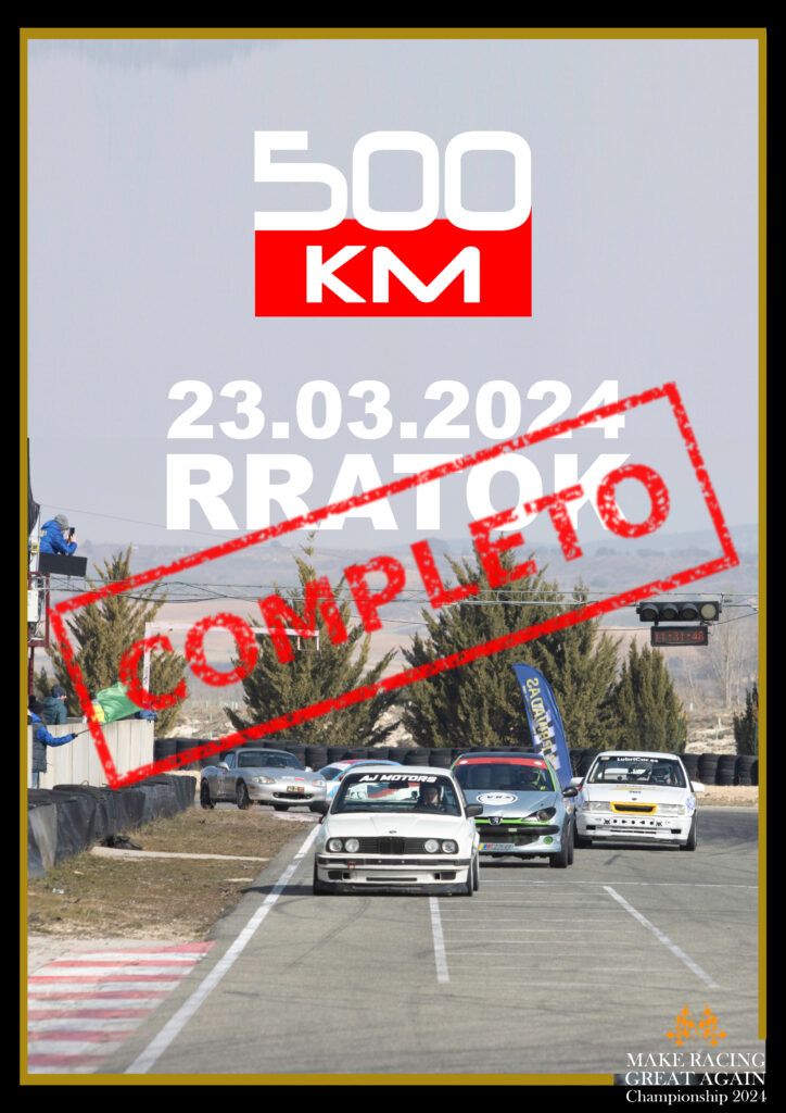 1ª prueba Campeonato 500KM 2024 RRATOK