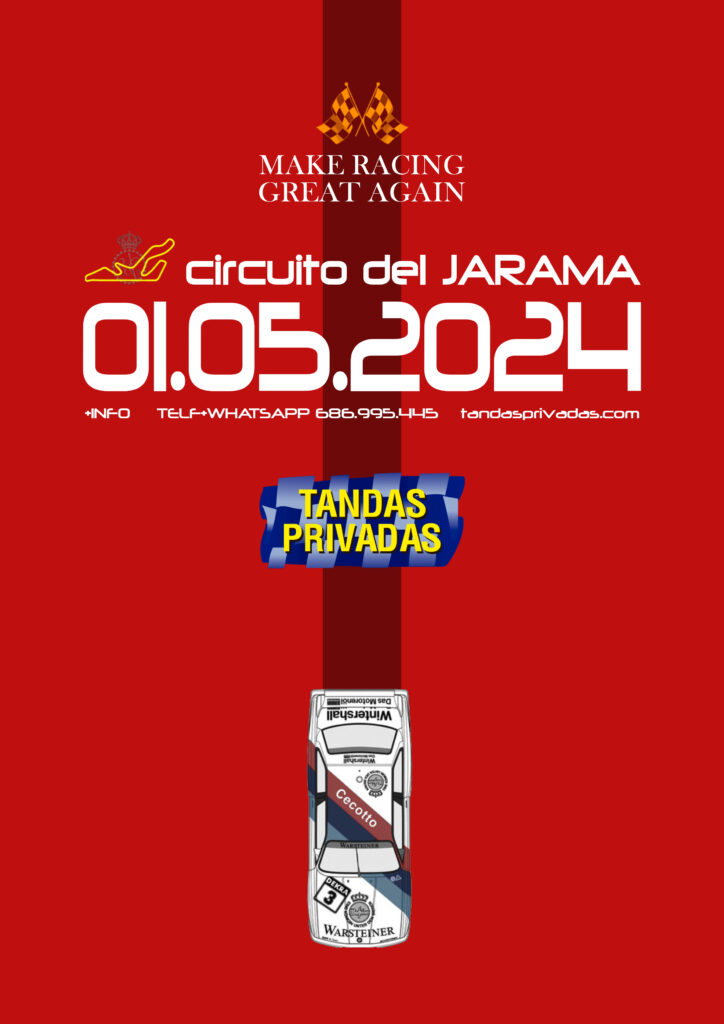 JARAMA…. Tandas Privadas 01.05.2024 grupo 1h open pit line 11:00-12:00h