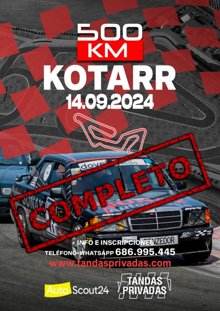 3ª prueba Campeonato 500KM 2024 KOTARR