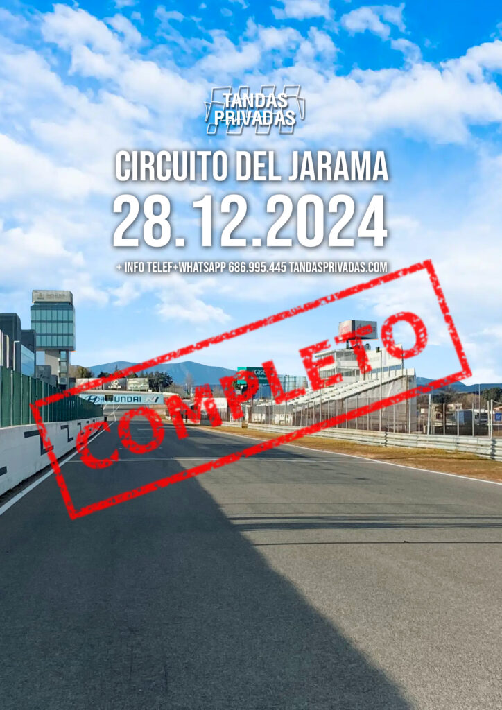 JARAMA…. Tandas Privadas 1h pista abierta 28.12.2024