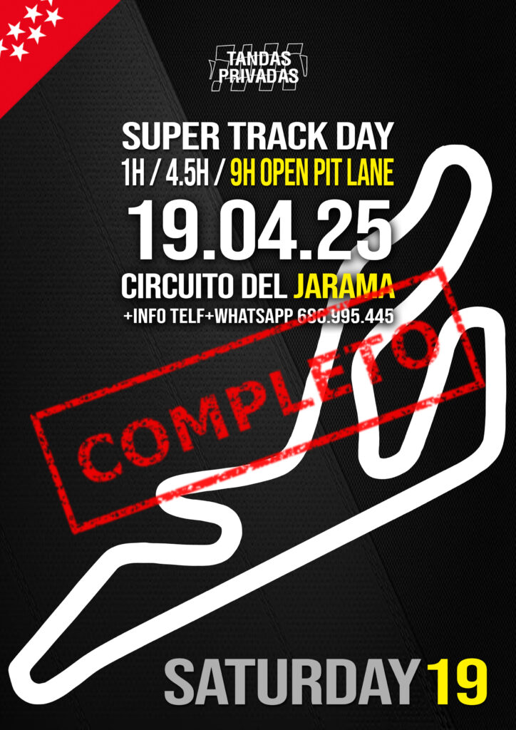 JARAMA…. Tandas Privadas 19.04.2025