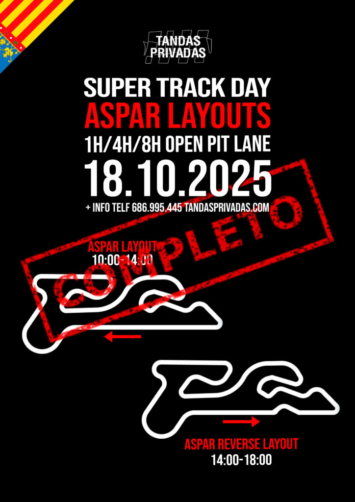 ASPAR CIRCUIT…. Tandas Privadas 18.10.2025