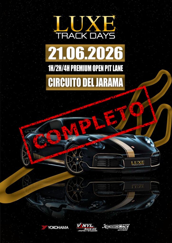 JARAMA…. Luxe Track Days 21.06.2026